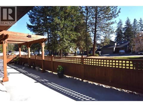 Fully fenced back area at 259 Grouse Avenue, Okanagan North, Vernon