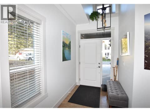Inside the front entry at 259 Grouse Avenue, Okanagan North, Vernon