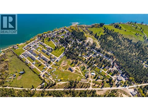Looking down at the community of Parker Cove at 259 Grouse Avenue, Okanagan North, Vernon
