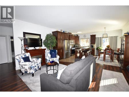 Open plan main living area at 259 Grouse Avenue, Okanagan North, Vernon