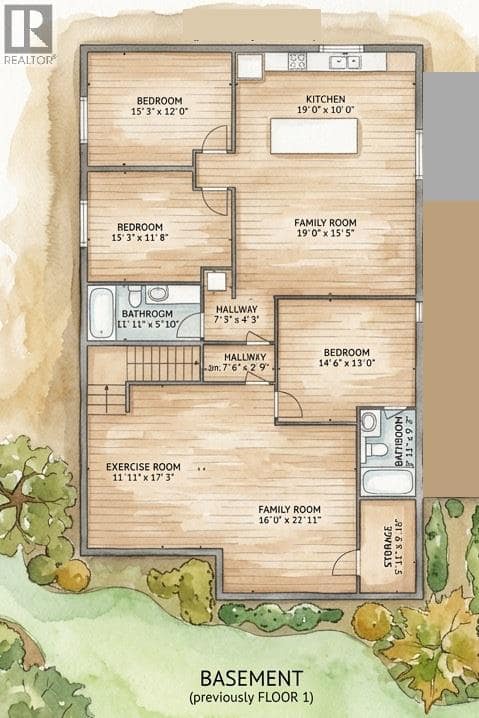 Basement at 1545 Quartz Crescent, Golden