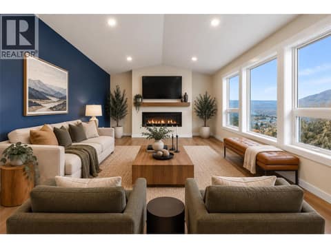 Digitally Staged at 318 Gleneagles Drive, Sahali, Kamloops