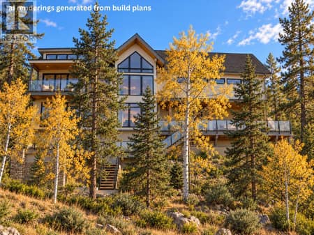 Lake side rendering including trees at 4072 Finch Road, Lake Country South West, Kelowna