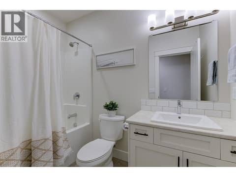 Basement 4 piece bathroom at 13371 Apex Lane, Lake Country East / Oyama