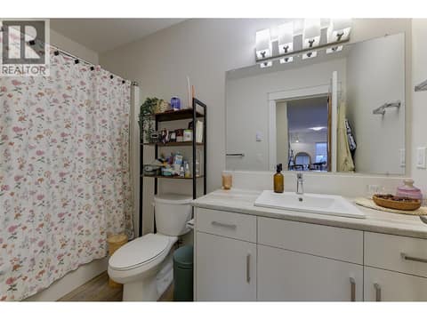 Basement suite 4 piece bathroom at 13371 Apex Lane, Lake Country East / Oyama