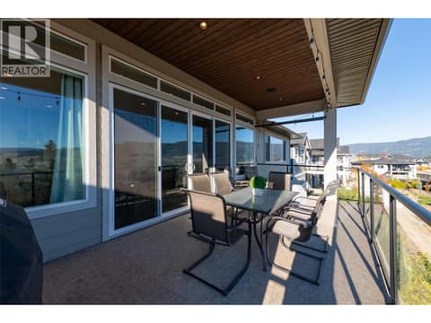 Covered deck at 13371 Apex Lane, Lake Country East / Oyama