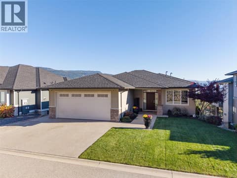 Covered parking for 2 cars with additional parking for 3 at 13371 Apex Lane, Lake Country East / Oyama
