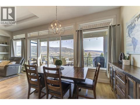 Picture framed windows let morning and early afternoon light stream in at 13371 Apex Lane, Lake Country East / Oyama