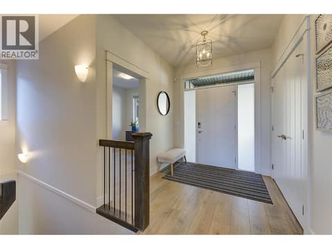 Step inside to generous foyer at 13371 Apex Lane, Lake Country East / Oyama