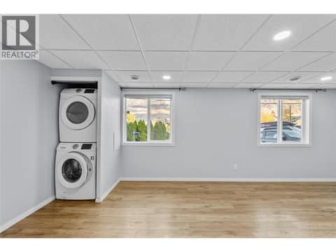Suite living/laundry at 2045 Valleyview Drive, Valleyview, Kamloops
