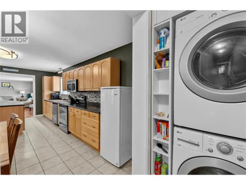 Upstairs private laundry at 2045 Valleyview Drive, Valleyview, Kamloops