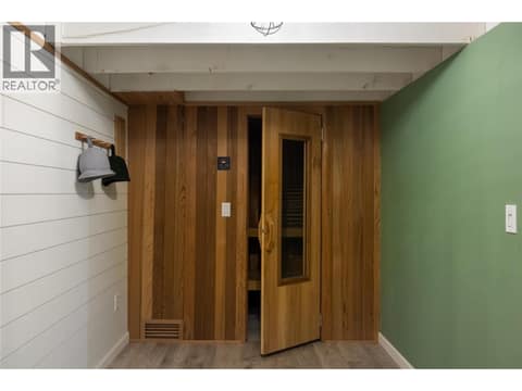 Built in sauna at 4004 Pleasant Valley Road, Harwood, Vernon