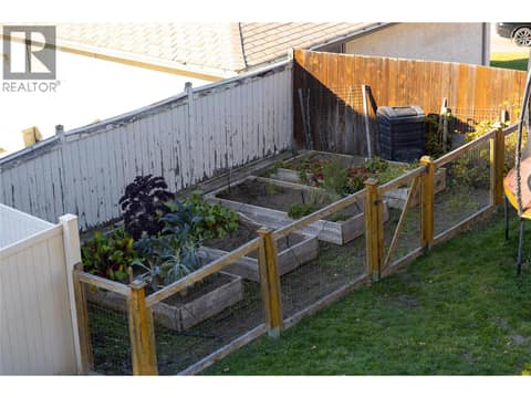 Fenced garden plot at 4004 Pleasant Valley Road, Harwood, Vernon