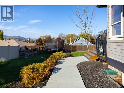 Landscaped and easy care at 4004 Pleasant Valley Road, Harwood, Vernon