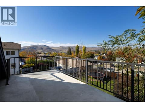 Panoramic view toward Turtle Mountain at 4004 Pleasant Valley Road, Harwood, Vernon