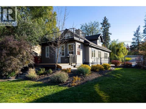 Rear corner view of your home at 4004 Pleasant Valley Road, Harwood, Vernon