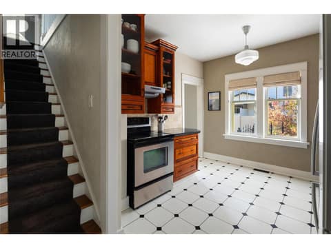 Stairs to your loft at 4004 Pleasant Valley Road, Harwood, Vernon
