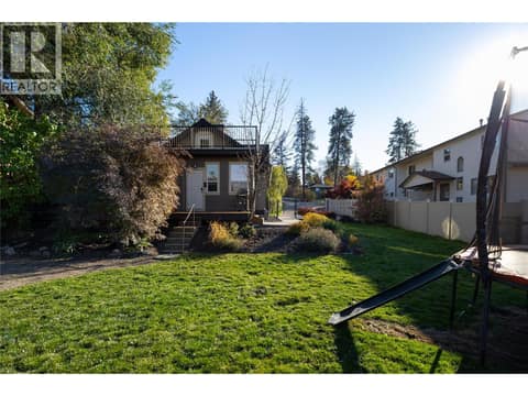 View from your back fence toward the front at 4004 Pleasant Valley Road, Harwood, Vernon