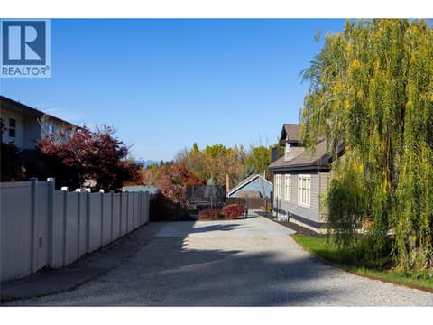Wide driveway with room for toys at 4004 Pleasant Valley Road, Harwood, Vernon