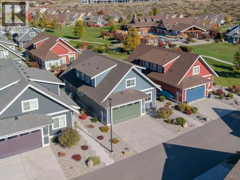 Aerial view of front of home at 2450 Radio Tower Road Unit# 70, Oliver Rural