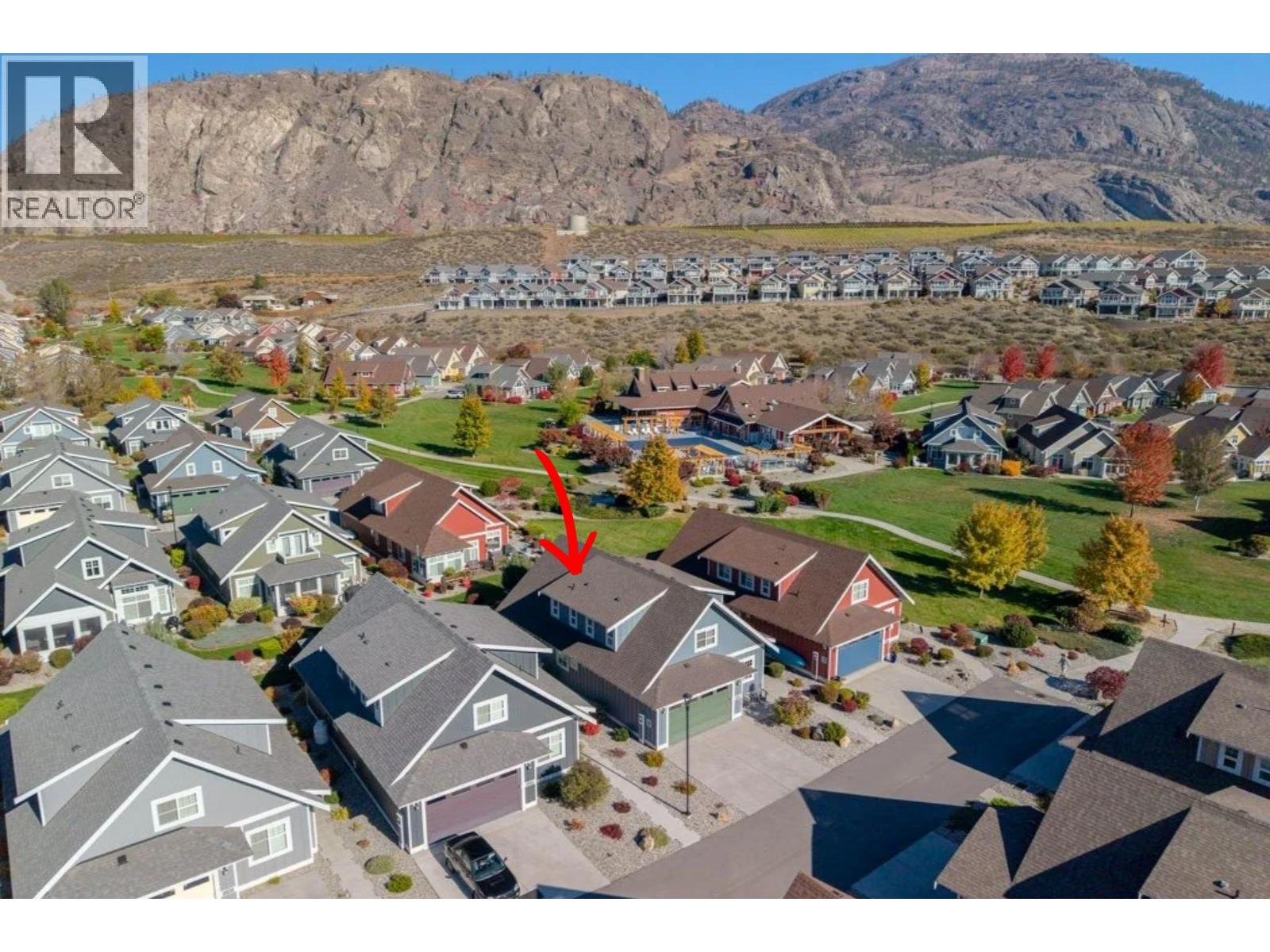 Aerial view of front of home at 2450 Radio Tower Road Unit# 70, Oliver Rural