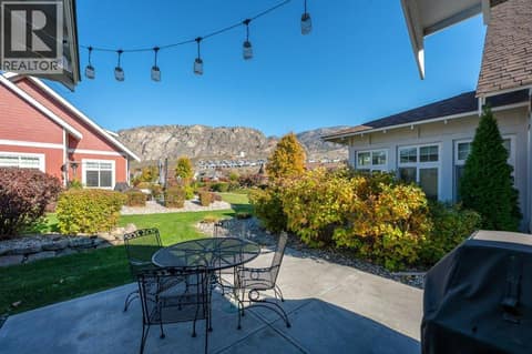 Back patio at 2450 Radio Tower Road Unit# 70, Oliver Rural