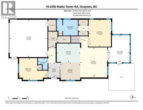 Floor Plan #70 - Main Floor at 2450 Radio Tower Road Unit# 70, Oliver Rural