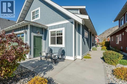 Front patio with full walkway to front and back at 2450 Radio Tower Road Unit# 70, Oliver Rural