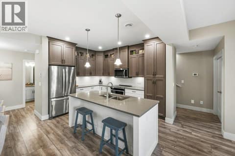 Kitchen with quartz counters at 2450 Radio Tower Road Unit# 70, Oliver Rural