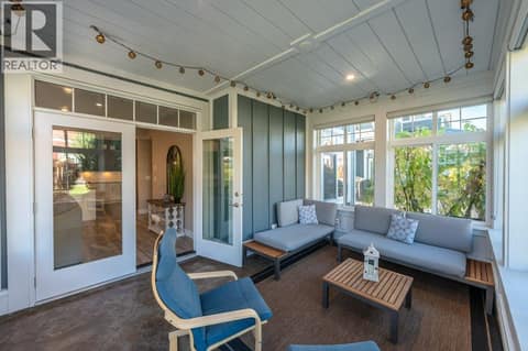 Sunroom with glass enclosure at 2450 Radio Tower Road Unit# 70, Oliver Rural