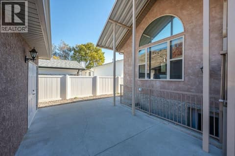 Basement entrance & workshop at 1124 Fairview Road, Oliver