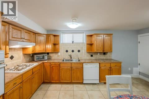 Basement kitchen at 1124 Fairview Road, Oliver