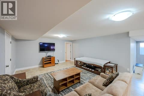 Recreation room - basement at 1124 Fairview Road, Oliver